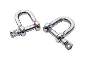 Stainless Steel Dee Type Shackle With Safety Pin