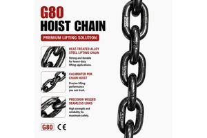 EN818 T8 G80 Short Link /Round Link Hoist Load Lifting Chain 7MM