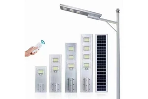 All in One Solar Street Light Led Street Lighting Streets Solar Lights Outdoor Lighting