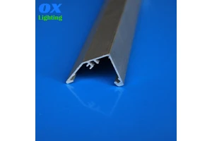 V Groove 45 Degre Corner Led Channel Led v Shape Aluminum Profile for Jewelry LED Rigid Light Strips