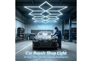 Factory Direct Sales Car Repair Shop 220V Garage Snowflake Lights Super Bright Led Work Lamp