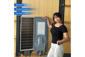 ZY Lampe Solaire Streetlights Outside IP65 Waterproof Outdoor Motion Sensor All in One Solar Led Solar Street