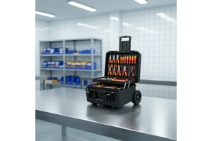 1000V Insulated Electrician Tool Set 110 Piece Trolley Kit VDE Electrician Toolkit for Electrical Maintenance