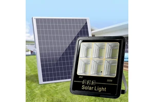 High Quality Led Floodlight Solar Outdoor Waterproof 100W 200W 300W Wall Flood Solar Motion Lights