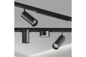 Allway Good Price Showroom Hotel Office 5mm Rail Track Light System Aluminum Adjustable Magnetic Led Track Lamp
