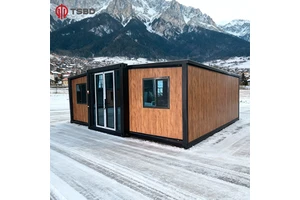 20ft Foldable Solar Container House Solar Panels Low Cost Construction Site Housing Solutions 20ft Container House For Sale