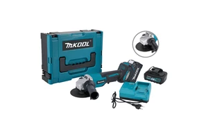 OEM ODM OBM 21V Cordless Angle Grinder Set Includes a 21V Brushless Power Angle Grinder with Two Batteries and a Charger