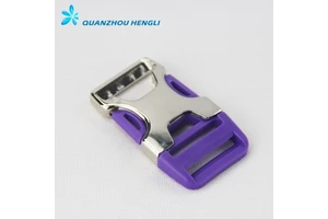 25mm High Quality Metal Part Plastic Side Release Buckle