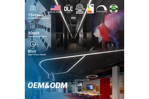 Energy Saving 5 Years Warranty Modern Office School Linear Lamp 4ft 30w 40w Suspended Led Linear Light