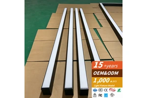 RONSE Customized 30W IP20 3-Year Warranty Led Lightings 2ft 4ft 6ft 8ft Aluminum Profile Custom Light Pendant Linear Light