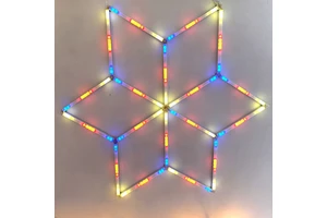 Honeycomb Linear LED Work Light Garage Hexagrid LED Light LED Hexagon Light for Modern Car Wash and Auto Detailing Shop Ceiling