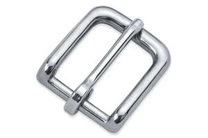21mm Stainless Steel Roller Pin Buckle Anti Rust Metal Strap Buckle for Equestrian Horse Tack Backpack Handbag Belt Accessories
