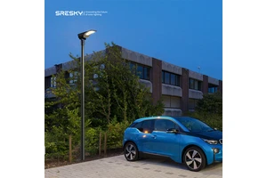 SRESKY Hot Sale 3000LM All in One Solar Led Street Light Outdoor Solar Panel Lamp Jalan Solar Street Light Manufacture