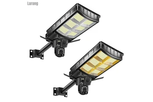 Outdoor Security Cctv Solar Street Lamp Road Factory Warehouse Ip65 4G Home Garden All in One LED Solar Camera With Light