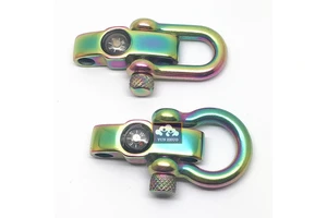 Adjustable Stainless Steel D Shackle for DIY Bracelet Outdoor Camping Jewelry Findings & Components