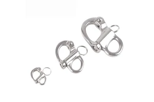 Stainless Steel Quick Release Diving Clips Jaw Swivel Snap Shackle for Sailboat