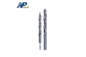 Naipu Pilot Point Step Twist Drill Bit HSS M2 Self Centering For Stainless Steel