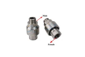 One End Male Thread One End Female Thread Connection 360 Degree Universal Rotary Joint High Pressure Water Swivel Joint