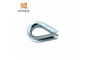 DIN6899 a Galvanized Deep Welded Wire Rope Thimble
