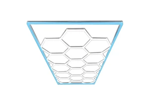 Car Wash Led Light Dimming Car Workshop LED Light Showroom Hexagon Garage Lighting