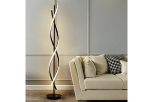 Factories Cheap Modern Minimalist Fancy Art Rotation Tree Design Led Corner Spiral Floor Lamp