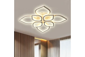 Wholesale Ceiling Lamp Remote Control Decoration Design Life Flower Lamps Acrylic Chandelier Modern Household Ceiling LED Lights
