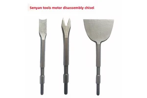 Electric Pick Chisel 40CR Tip Fan/V-Shaped for Motor Housing Disassembly