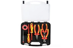 Professional Powerlift VDE Insulation Kit OEM 7 Pieces Hard Case Electrical Use Safe Hand Tools Auto Repair