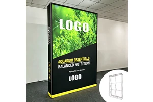 Customize Exhibition Display Stand Light Box 5x7.5FT Exhibition Display Stand Trade Show Light Box Display Stand with