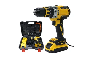 RYNEX Cordless Drill Driver Set 21V Electric Screwdriver Impact Driver Tool Kit 13mm Cordless Impact Drill