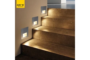 Factory Price Aluminum Corner Recessed Step Wall Lamp for Home Hotel Bedroom Indoor Led Stair Step Light