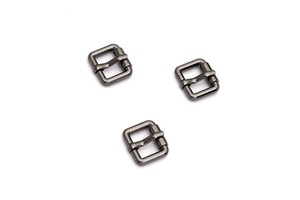 Custom Durable Black Metal Square Buckles With Single Prong for Bags and Belts