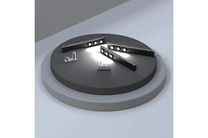 3 Color Temperature Modes Aluminum Modular System Lighting Trade Show Display SpotLight with CE Certificate
