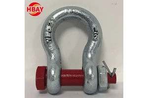 ANYUE Wholesale Direct Sales US Type G2130 Bolt Screw Bow Shackle for Ship and Lifting