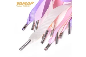 Yama Ribbon Flexible Customize Sizes Premium Ribbon Handles With Buckles Metal/Transparent Buckles