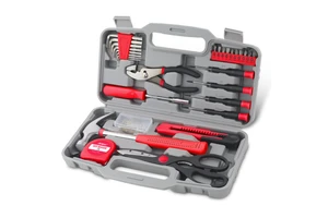 Hot-Selling 39pcs Portable DIY Hand Carbon Steel Tool Sets Combination Home Repair Tool Kit for Online Retail