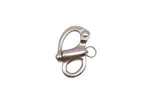 52mm Stainless Steel 316 Fixed Snap Shackle With Quick Release Pin