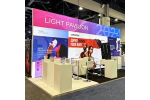 10 X 20ft Reusable Beauty Trade Show Booth Display Light Box Modular Exhibition Booth Fair Stand for International Beauty Show
