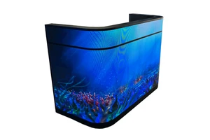 High Bright P2.6 P3.91 P4.81 Curve Dj Booth Front Desk Led Display LED Dj Booth Display Screen for Disco Club Ehxibition