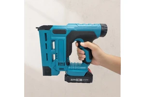Industrial Woodworking Applications Cordless Lithium Electric Nail Gun High Fast Nailing Performance 2000mAh Battery 70