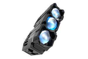 White/White Dual Color Reflector Cup Car Spotlights Led Grille Lights Fog Work Light