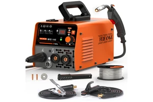 145A MINI 110V New China MIG/Flux Core/MMA Stick/Lift TIG 4-in-1 Multi-Process Welding Machine Stainless Steel Aluminium Alloy