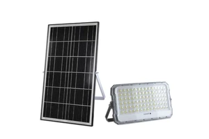 Solar-Powered 100W LED Floodlight with 72H Backup & Dual Control
