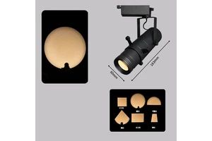 Focus LOGO Lamp Rail Zoomable Shapeable Cut Led Track Projector Lights for Museum Art Gallery Painting Exhibition Spot Light