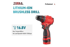 Cross-border Brushless Cordless Drill Rechargeable Pistol-style Drill Household Electric Screwdriver Compact High-performance