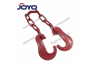 Lashing Chain Red Color,Colorful G80 Alloy Steel Marine Lashing Chain,ISO9001:2015,CE Certification