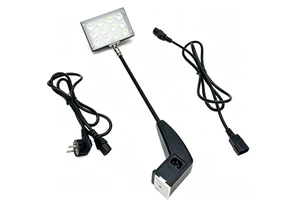 Long Arm LED Trade Show Light, 12W Connectable Exhibition Spotlight with Flexible Head,for Pop up Booth & Tension Fabric Display