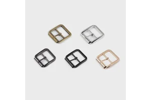 High Quality RARISSIME Metal Belt Buckle Rectangle Shape Lightweight Adjustable Bulk Wholesale Silver Black Customizable Color