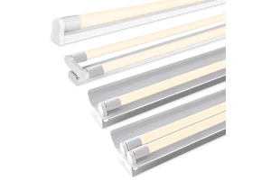 T5 T8 Linkable LED Tube Light Fixture 2 Lamps Configuration Linear Lighting IP65 Rating
