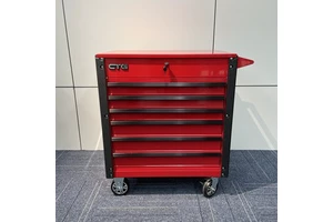 High Quality Wholesale Lightweight Portable Wheeled Waterproof 12-Drawer Aluminum Alloy Lockable Magnetic Powder Coated Tool Box